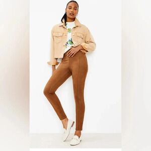 LOFT Faux suede leggings